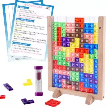 Apricity Tetris Style 3D Puzzle Монтессори обучающая игрушка песочные часы игральная карта подарок с японской инструкцией [Candy Puzzle]