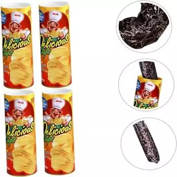 День смеха пугать имитация змея картофельные чипсы ведро розыгрыш розыгрыш странная игрушка розыгрыш отправить друзьям отправить подругам