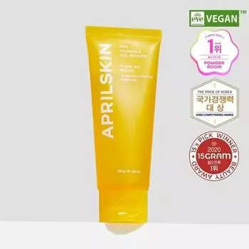 April Skin Real Calendula Отшелушивающая маска Calendula peel off pack renewal