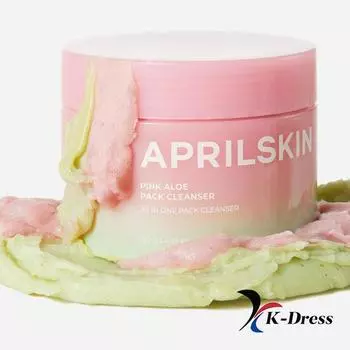 Aprilskin Очищающее средство с розовым алоэ 120 г