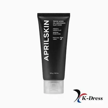 Aprilskin Triple Acids Маслопоглощающая глина 100г 1 PCS