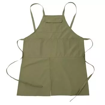 Apron Herb Green Free Size [Iris Plaza]