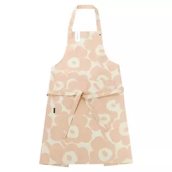 Apron Pieni Unikko Cotton x Peach 072563 122 [Marimekko] [Item] розовый