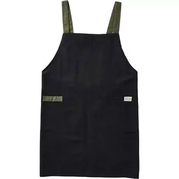 Apron Plain BLACK 73 x 98 cm [REP] Size Approx. чёрный
