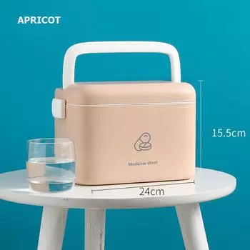 Аптечка Бытовая аптечка Маленькая аптечка Полный ящик для хранения лекарств Большой Аптечка неотложной медицинской помощи M белый