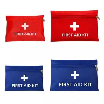 Аптечка первой помощи, красная сумка для медицинских инструментов, водонепроницаемая сумка из ткани Оксфорд, сумка для хранения в больнице, дома, предметы первой помощи