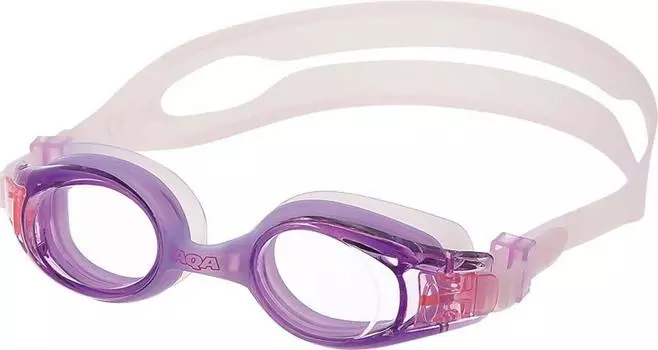 AQA Marine Sports Детские очки для плавания Water Runner Infant Easy Click лавандового цвета KM-1619