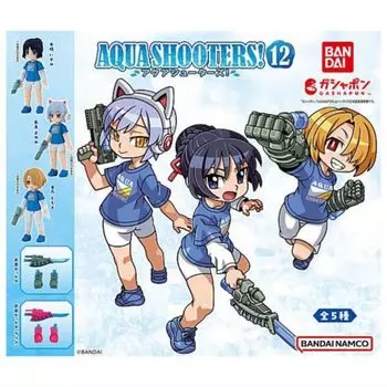 AQUA 12 All 5 types set Full Comp Gacha Gacha Capsule Toy SHOOTERS! (Aqua Shooters! 12)
