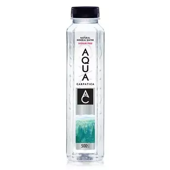 AQUA CARPATICA Натуральная минеральная вода 500 мл x 12 бутылок