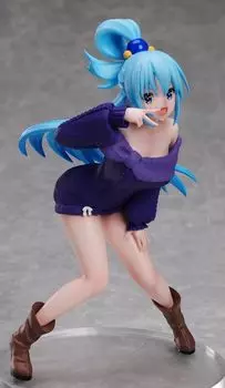 Aqua Figure Blessing on this Wonderful 3 Scale Figure KonoSuba God s World! 1/7 синий
