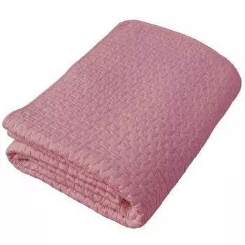 AQUA Ibul Bed Smoky Wide King x 200 мофуа Облачный узор 36247892 Наматрасник, Розовый, (200 см), Стёганый,