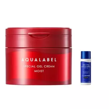 Aqua Label Special Gel Cream EX 90 г Лечебный гель-крем Молочко Эмульсия в мини-формате Сильно увлажняющий отбеливающий уход (увлажненный) Все в одном + (подсветка)