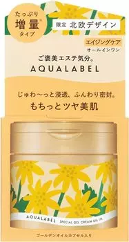 Aqua Label Special Gel Cream EX L Cream 111 г Основной блок Retinol Palmitate Gel Aging Care (Масло-в) Все в одном [Ограниченный]