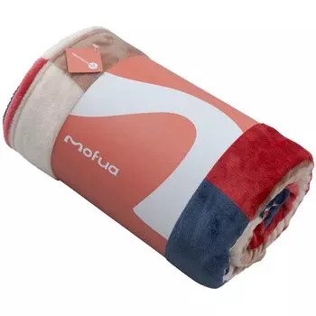 AQUA mofua Одеяло Премиум Микрофибра Теплое Теплогенерирующий Узор Клетчатый Красный Пушистый Легкое Теплое Впитывающее Влагу Теплогенерирующий