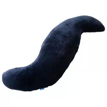 AQUA Nice Day Body Dark 50 x 160 Large Cover Heat Generation Body Premium Washable 60182322 Pillow, Navy, cm, Size, Removable, Type, Winter, Heatwarm,