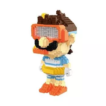 Aqua Repair Nanoblock, смешанные цвета, популярные корейские игрушки