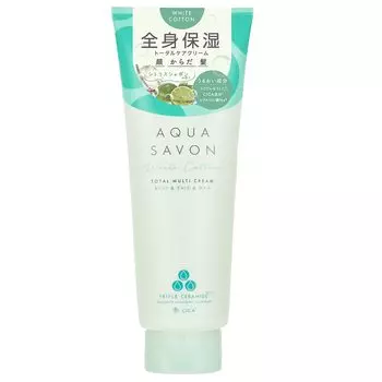 AQUA SAVON Aqua Soap Total Multi Cream Белый с ароматом хлопка 230 г (22а)