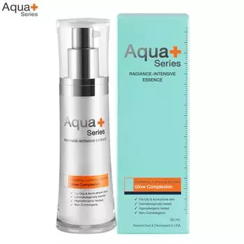Aqua+ Series Radiance-Intensiv Essence, увлажняющий и сияющий усилитель, сияющий цвет лица, 30 мл. 30 ml.
