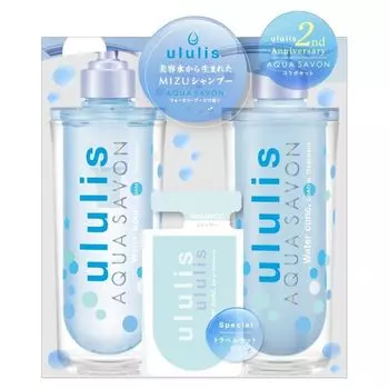 AQUA Ullis Water Conch Aqua Soap Шампунь для лечения с ограниченным набором для пар с дорожным набором Увлажнение [ululis SAVON] &