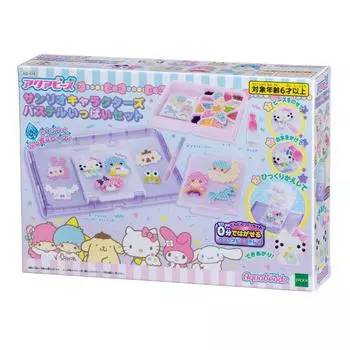 Aquabeads Character All-in-One Set [Полный набор персонажей Sanrio Pastel] AQ-S78 Сертификация ST Mark Возраст от 6 лет Игрушка для создания прилипания к воде Игрушка Aquabe
