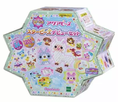 Aquabeads Set Beads Debut ST Mark Сертификация для детей от 6 лет Игрушки для создания прилипающих игрушек Aquabeads EPOCH EPOCH All-in-One [Набор звезд] AQ-S83
