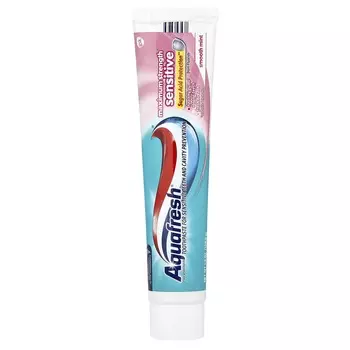 Aquafresh, Зубная паста с тройной защитой и фтором, максимальная эффективность, для чувствительных зубов, нежная мята, 5,6 унций (158,8 г)
