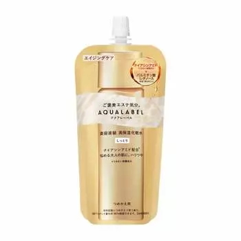 Aqualabel treatment lotion oil-in moist 150ml refill retinol palmitate niacinamide lotion aging care released in february 2024