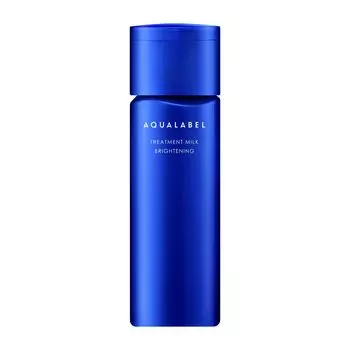 Aqualabel Treatment Milk Very Moist 130 мл Основная часть CICA Glycylglycine 4MSK Эмульсия Отбеливающий Уход Выпущено в Феврале 2024 (подсветка)
