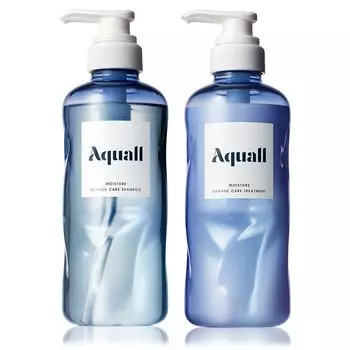 Aquall Shampoo Treatment Set Damage Shampoo Бутылка 475 мл Лечебный флакон 475 г Увлажняющий уход [Уход за влагой] (Лилибелл и пара) Мужской