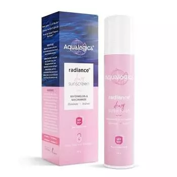 Aqualogica Dewy Sunscreen SPF 50 с арбузом для всех типов кожи и ниацинамидом, флакон 50,0 г, 1 упаковка