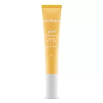Aqualogica Glow+ Luminous Under Eye Cream для мужчин и женщин с папайей и витамином С - Гель для кожи под глазами от темных кругов и отеков - 20 г
