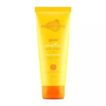 Aqualogica Glow+ Smoothie Face Wash с витамином C и папайей для удаления загара - для мужчин и женщин | Сияющая, жирная, сухая и чувствительная кожа - 100 мл