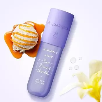 Aqualogica Refresh+ Sun Kissed Vanilla Парфюмированный спрей для тела - 150 мл | Теплый ванильный аромат | 150 ml