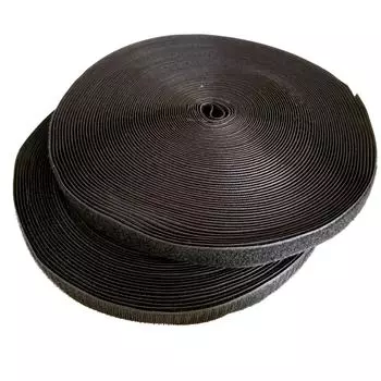 Aquamie Strong Velcro Tape Velcro застежка мужская и женская набор для коммерческого использования супер длинная длина 25 м ширина 25 мм (черный)