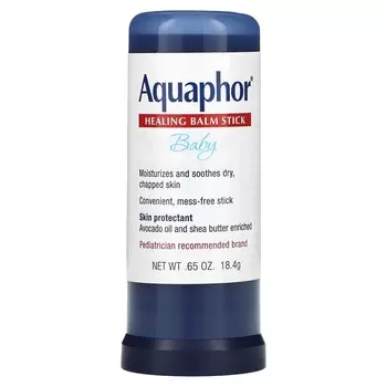 Aquaphor, Baby, лечебный бальзам-карандаш, без запаха, 0,65 унции (18,4 г)