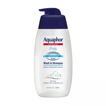 Aquaphor Baby Wash Шампунь жидкая унция Рекомендуемая педиатрами марка и 16,9 -