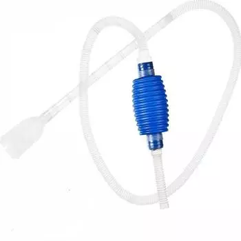 Aquarium Cleaner Kit Vacuum Pump Gravel Water Cleaning Fish Tank Siphon UK синий
