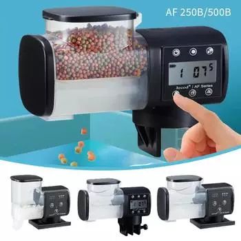 Aquarium Fish Tank Feeder 250ml/500ml Intelligent Automatic Feeder Digital Timing Wifi Wireless Remote Control Fish Feeding