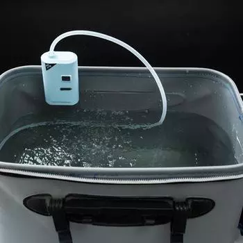 Кислородный насос для аквариума, USB-аккумуляторный насос для аквариума с кислородом, бесшумный аэратор для барботажа, портативный для рыбалки на открытом воздухе темно-синий