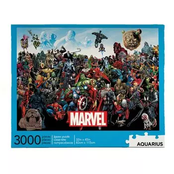 AQUARIUS Puzzle Литой пазл 32 x 45 дюймов Официально лицензированная коллекционная вещь Marvel Без отражений Точная подгонка Без головоломки Пыль (Водолей)