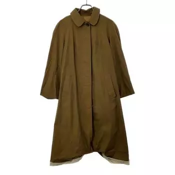 Aquascutum 60s Made in the UK Aqua5 Long coat Brown Old vintage Women Used