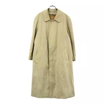 Aquascutum 80-е 90-е Сделано в Англии Старое пальто с воротником из нержавеющей стали Застежка на пуговицах Мужское Б/У