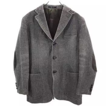 Aquascutum wool blend Elbow patches included Jacket LL Brown Hunting Men s Used