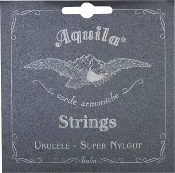 Aquila Super Nylgut Ukulele String Set for Soprano Low-G AQS-SLW