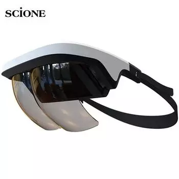 AR-гарнитура Умные AR-очки 3D-видео Дополненная реальность VR-гарнитура Очки для iPhone и Android 3D-видео и игры белый