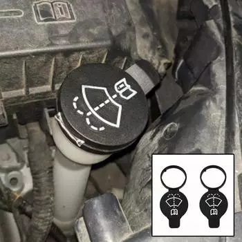 AR стеклоочиститель, резервуар для омывающей жидкости, крышка для бутылки, крышка 13227300, подходит для Chevrolet Buick GMC Cadillac Vauxhal чёрный