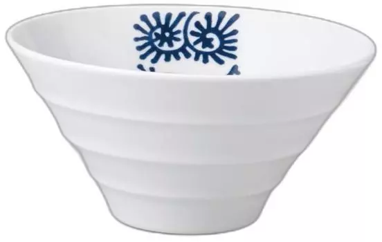 Arabesque Linea 18cm Deep Bowl x x Chinese Bowl Setomonohonpo [18.2 18.2 9.2cm 1000cc]