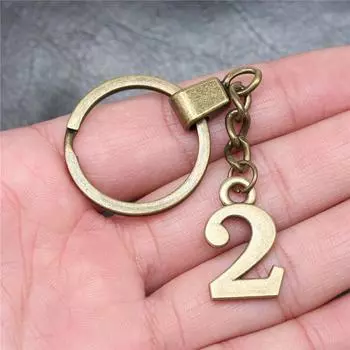 Арабские цифры Брелки Женские украшения День отца Новые товары Распродажа A01-1pcs-26x16mm