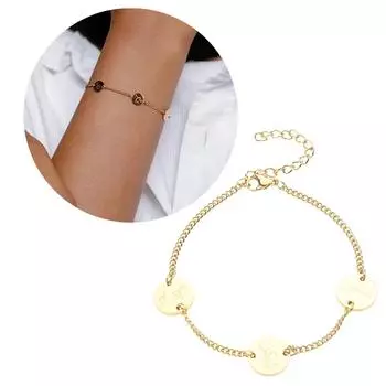 Арабский браслет религиозный браслет с подвеской арабский браслет с монетой исламские украшения на запястье регулируемый браслет-цепочка для повседневного ношения серебряный