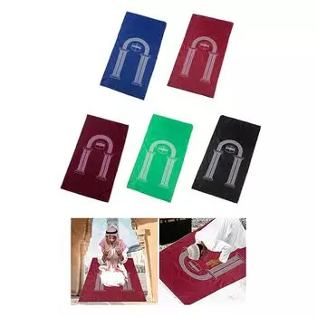 Арабский молитвенный коврик, исламские молитвенные коврики, переносные дорожные мусульманские паломнические коврики, коврик для дома, коврик для преклонения колен, моющийся коврик для поклонения 1